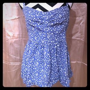 Torrid lace up floral cami